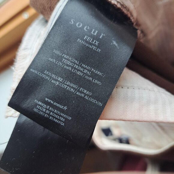 Soeur chocolate brown balloon pants - Picture 6 of 6